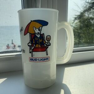 Vintage Spuds Mackenzie Bud Light Giant Super Gulp 1 Litre